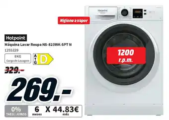 Máquina Lavar Roupa NS-823WK-SPT N