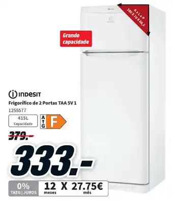 MediaMarkt Frigorífico de 2 Portas TAA 5V 1 promoção