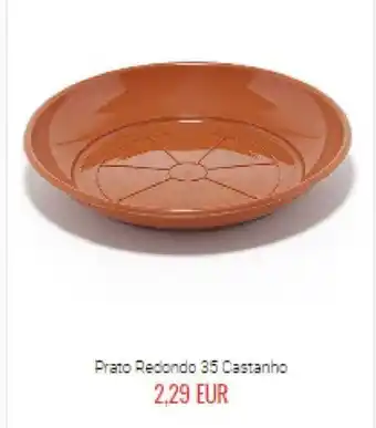 Maxmat Prato Redondo 35 Castanho promoção