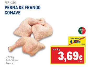Makro PERNA DE FRANGO COMAVE promoção