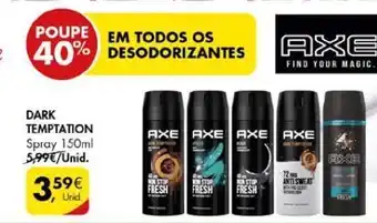Pingo Doce Desodorizante axe promoção