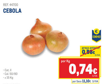 Makro CEBOLA promoção