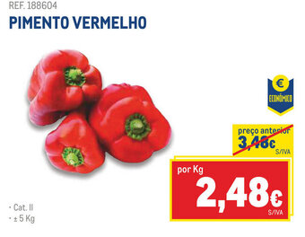 Makro PIMENTO VERMELHO promoção