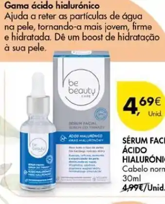 Pingo Doce Sérum facial be beauty promoção