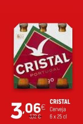 Coviran Cerveja cristal promoção
