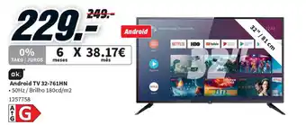 MediaMarkt OK Android TV 32-761MN promoção