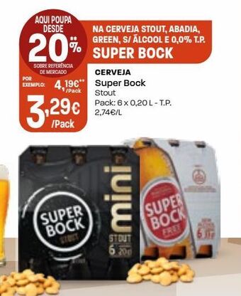 Intermarché Cerveja super bock promoção