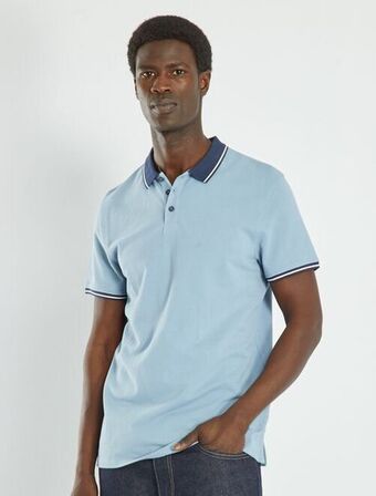 Kiabi Polo em piqué de algodão promoção
