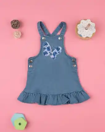 Prénatal Ganga de menina pinafore azul suave promoção