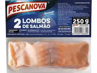 Auchan Lombos de salmão pescanova promoção