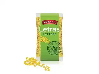 Auchan Massa letras milaneza promoção