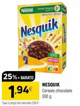 Coviran Cereal com chocolate nesquik promoção