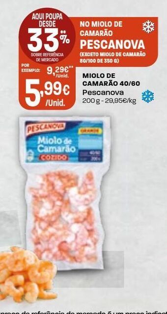 Intermarché Camarão pescanova promoção