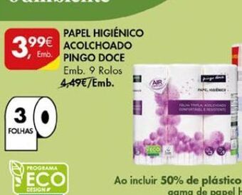 Pingo Doce Papel higiênico pingo doce promoção