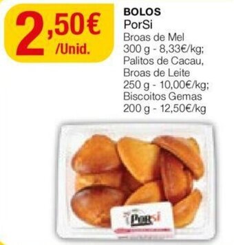Intermarché Bolos PorSi 300g promoção