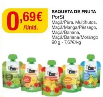 Intermarché Saqueta de Fruta 90g promoção