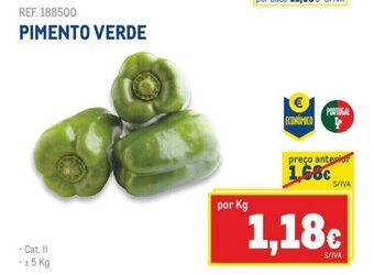 Makro PIMENTO VERDE promoção