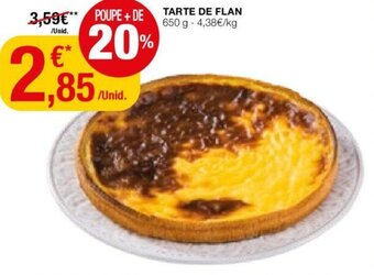 Intermarché Tarte de Flan 650g promoção