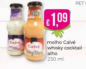 Bolama Molho Calvé Whisky Cocktail Alho 250ml promoção