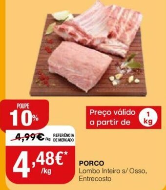 Intermarché Porco Lombo 1kg promoção