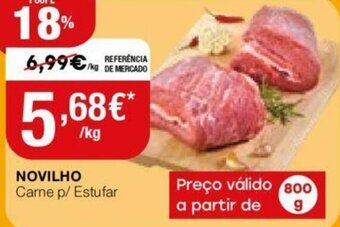 Intermarché Novilho Carne p/Estufar 800g promoção