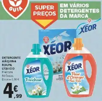E.Leclerc DETERGENTE MÁQUINA ROUPA LÍQUIDO Frescura promoção