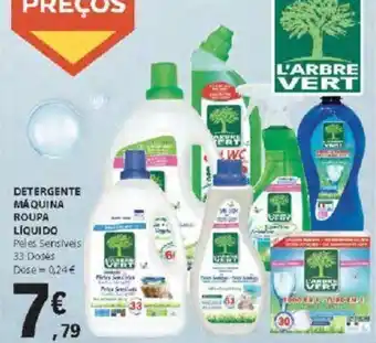 E.Leclerc DETERGENTE MÁQUINA ROUPA LIQUIDO 33 Doses promoção