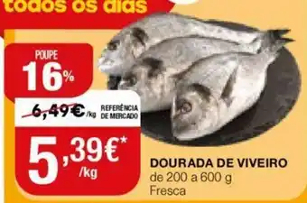 Intermarché Dourada de Viveiro de 200 s 600g promoção