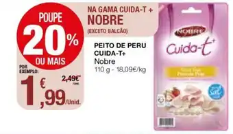Intermarché Peito de Peru Cuida-T+ Nobre 110g promoção