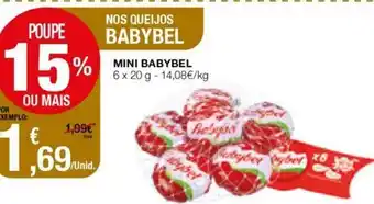 Intermarché Mini Babybel 6x20g promoção