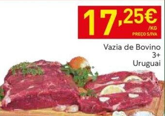 Recheio Vazia de Bovino 3+ Uruguai promoção