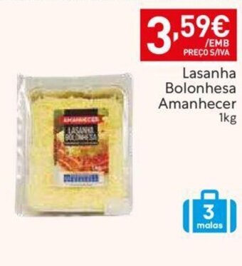 Recheio Lasanha Bolonhesa Amanhecer 1kg promoção