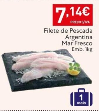 Recheio Filete de Pescada Argentina Mar Fresco Emb. 1kg promoção