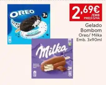 Recheio Gelado Bombom Oreo/ Milka Emb. 3x90ml promoção