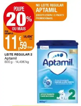 Intermarché Leite Regular 2 Aprtamil 800g promoção