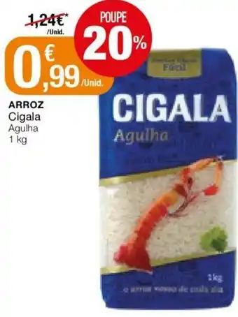 Intermarché Arroz Cigala 1kg promoção