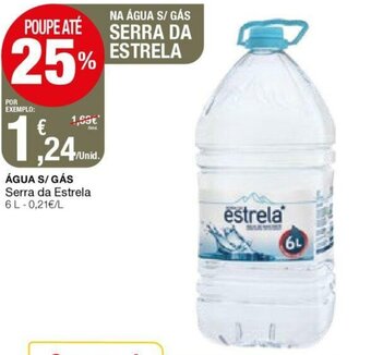 Intermarché Água S/Gás Serra da Estrela 6L promoção