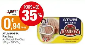 Intermarché Atum Posta Ramirez 120g promoção