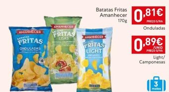 Recheio Batatas Fritas Amanhecer 170g promoção