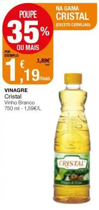Intermarché Vinagre Cristal 750ml promoção