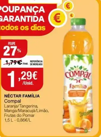 Intermarché Néctar Família Compal 1,5L promoção