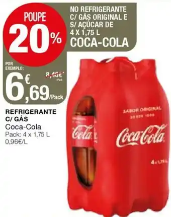 Intermarché Refrigerante C/Gás Coca-Cola 4x1,75L promoção