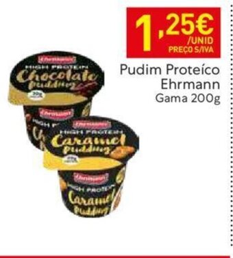 Recheio Pudim Proteíco Ehrmann Gama 200g promoção