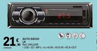 E.Leclerc AUTO RÁDIO LK promoção