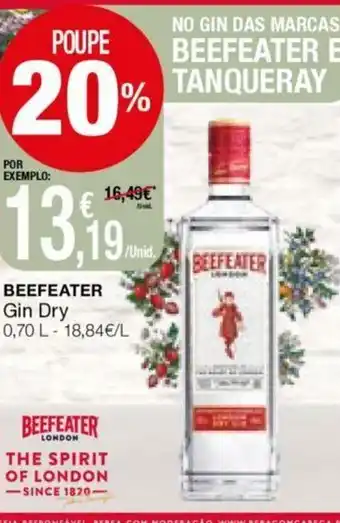 Intermarché Beefeater Gin Dry 0,70L promoção