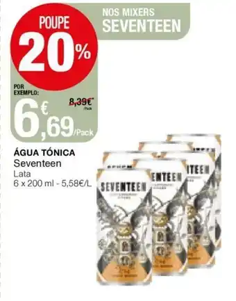 Intermarché Água Tónica Seventeen 6x200ml promoção