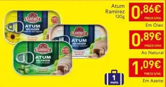 Recheio Atum Ramirez 120g Em Óleo promoção