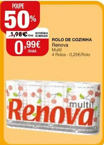 Intermarché Rolo de Cozinha 4 Rolos promoção