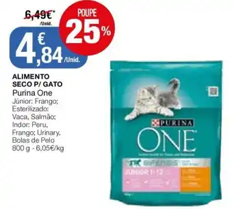 Intermarché Alimento Seco P/Gato Purina One 800g promoção