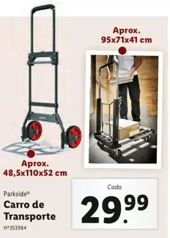 Lidl Parkside Carro de Transporte promoção